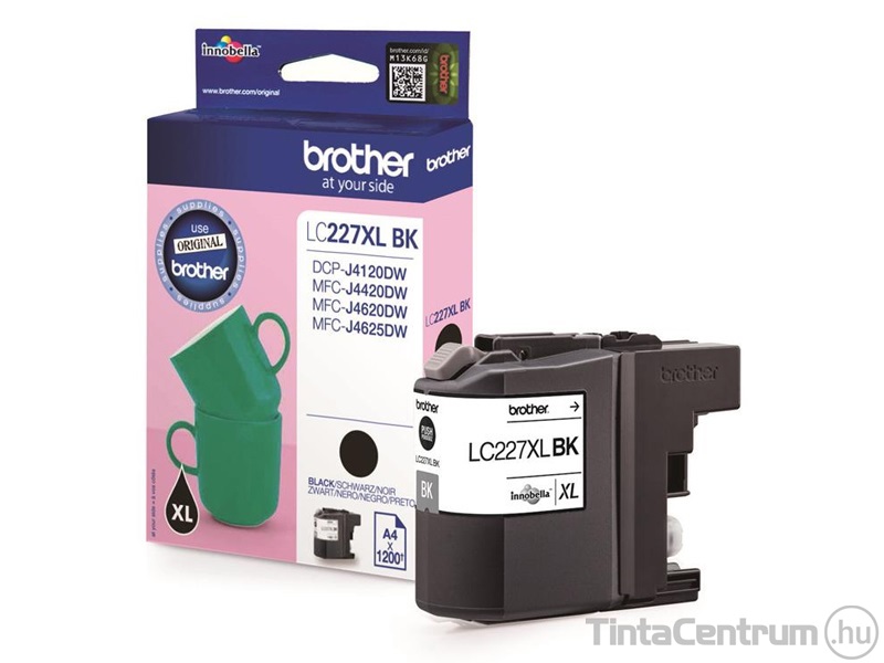 Brother LC227XL BK fekete eredeti tintapatron