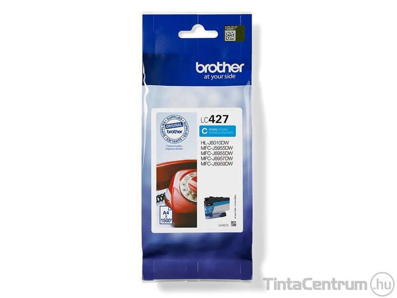 Brother LC427C ciánkék eredeti tintapatron