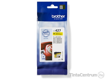 Brother LC427Y sárga eredeti tintapatron