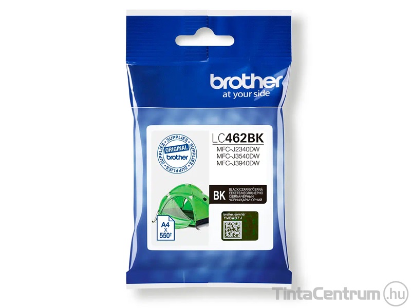 Brother LC462BK fekete eredeti tintapatron