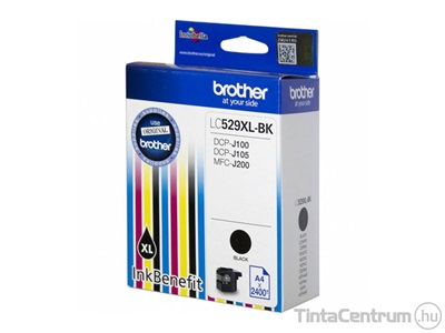 Brother LC529XL-BK fekete eredeti tintapatron