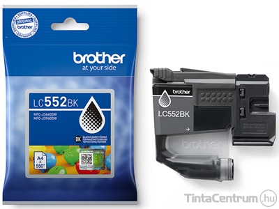 Brother LC552BK fekete eredeti tintapatron