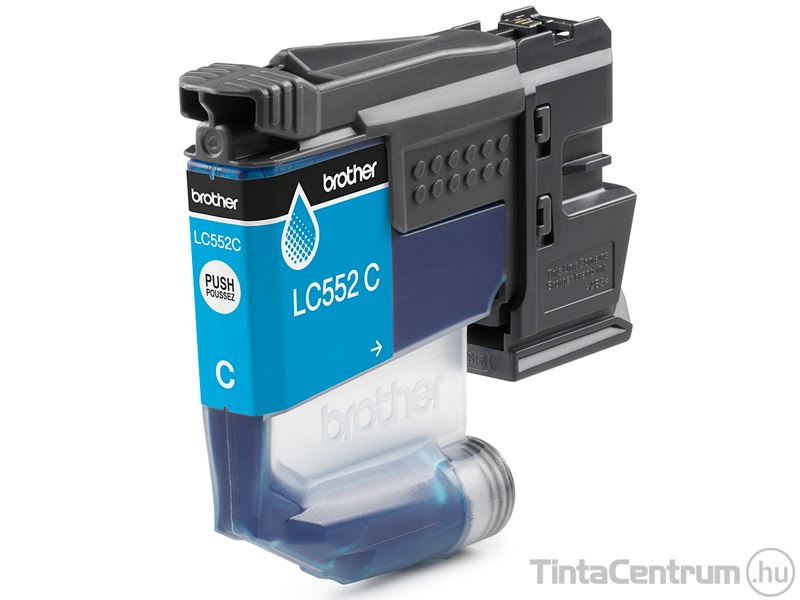 Brother LC552C ciánkék eredeti tintapatron
