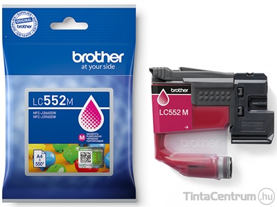 Brother LC552M magenta eredeti tintapatron