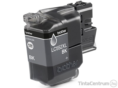 Brother LC552XLBK fekete eredeti tintapatron