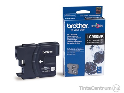 Brother LC980BK fekete eredeti tintapatron