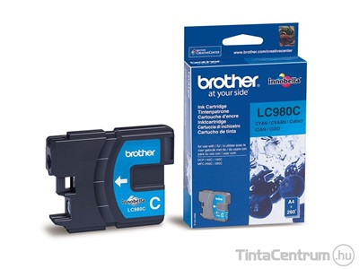 Brother LC980C ciánkék eredeti tintapatron