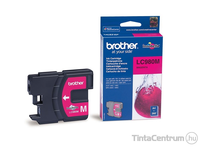 Brother LC980M magenta eredeti tintapatron