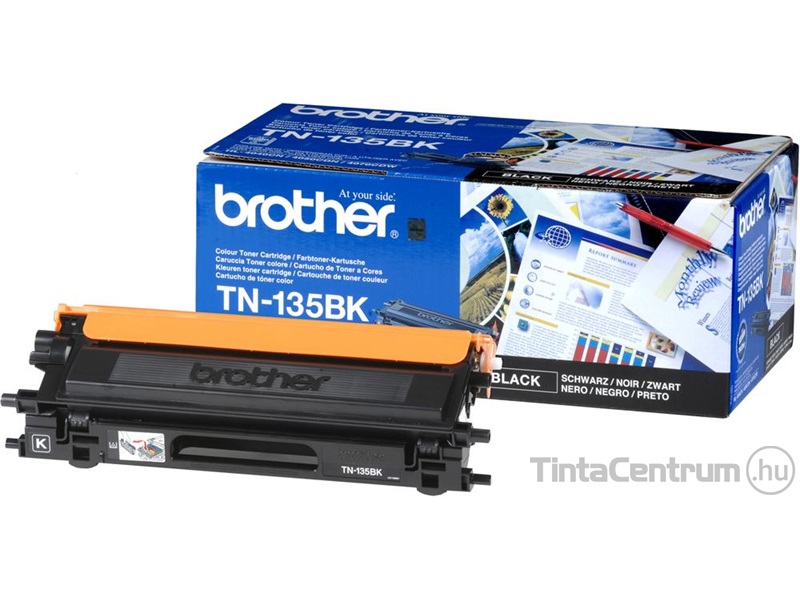 Brother TN-135BK fekete [5000 oldal] eredeti toner