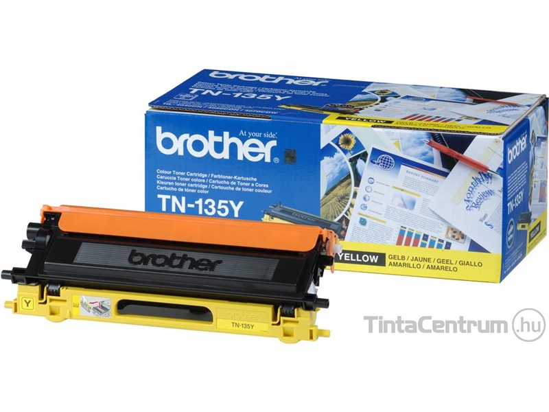 Brother TN-135Y sárga [4000 oldal] eredeti toner