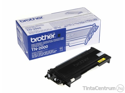 Brother TN-2000 fekete [2500 oldal] eredeti toner