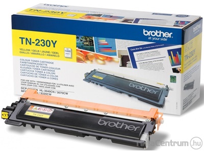 Brother TN-230Y sárga [1400 oldal] eredeti toner