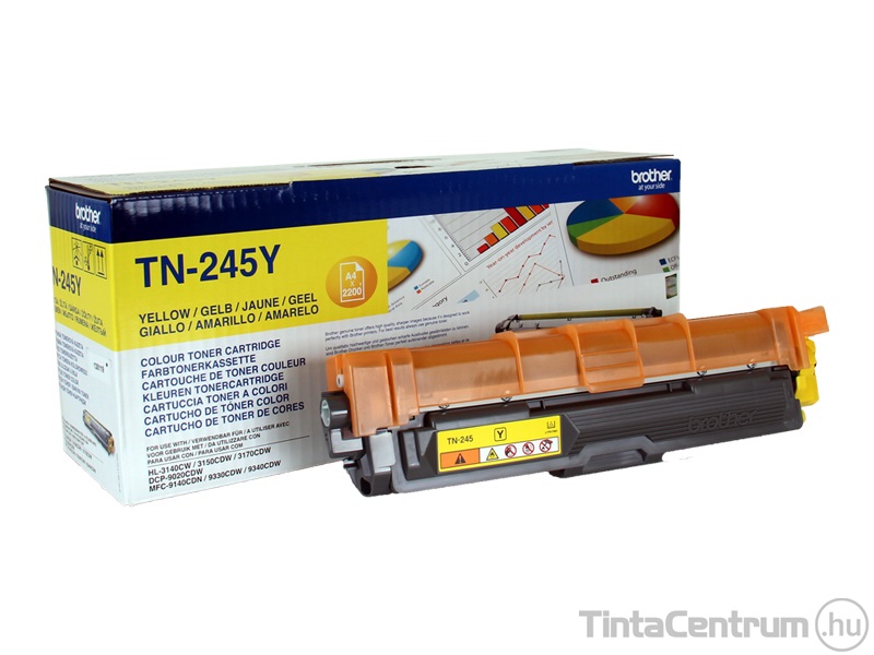 Brother TN-245Y sárga [2200 oldal] eredeti toner