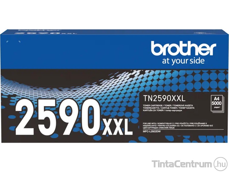 Brother TN-2590XXL fekete [5000 oldal] eredeti toner