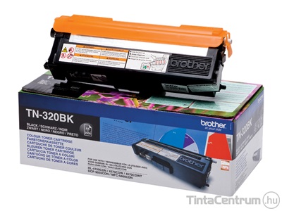 Brother TN-320BK fekete [2500 oldal] eredeti toner