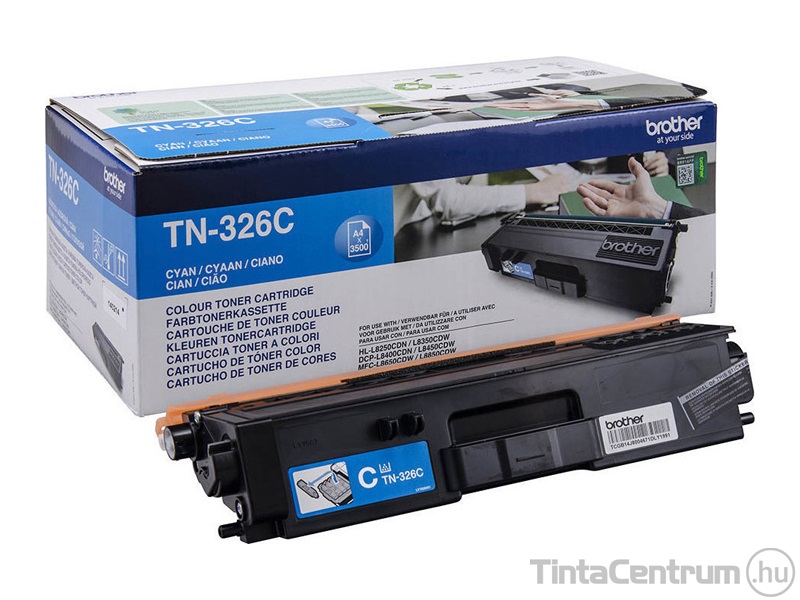 Brother TN-326C ciánkék [3500 oldal] eredeti toner