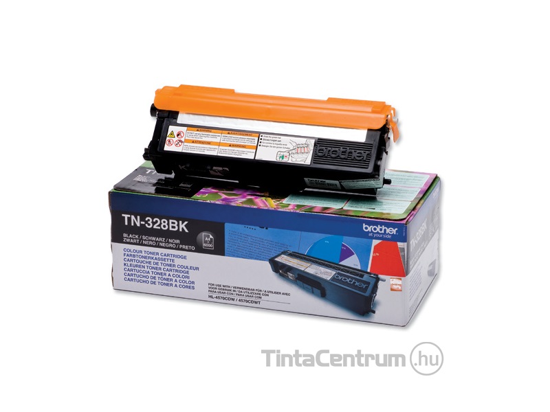 Brother TN-328BK fekete [6000 oldal] eredeti toner