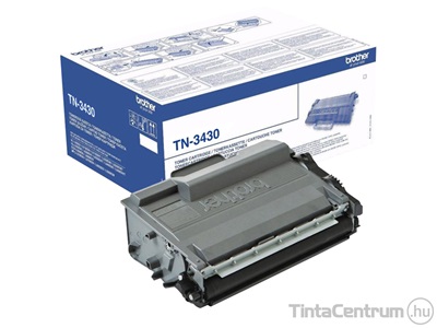 Brother TN-3430 fekete [3000 oldal] eredeti toner