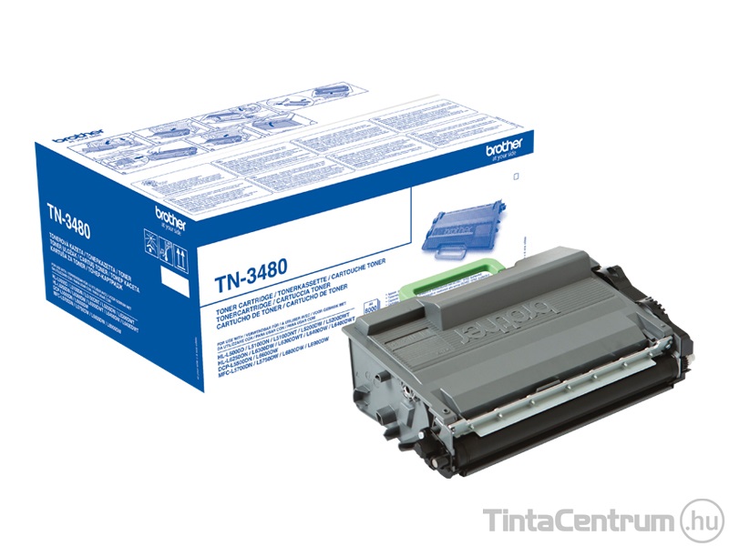 Brother TN-3480 fekete [8000 oldal] eredeti toner