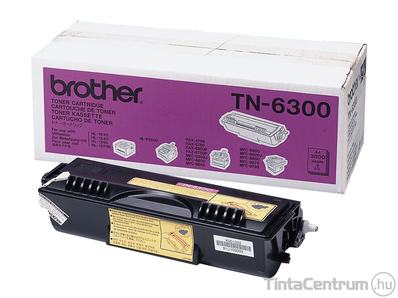 Brother TN-6300 fekete [3000 oldal] eredeti toner