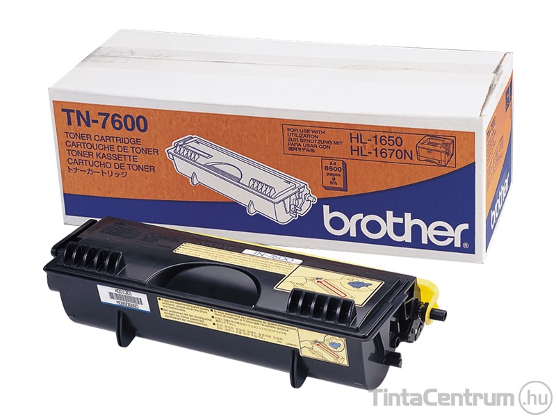 Brother TN-7600 fekete [6500 oldal] eredeti toner