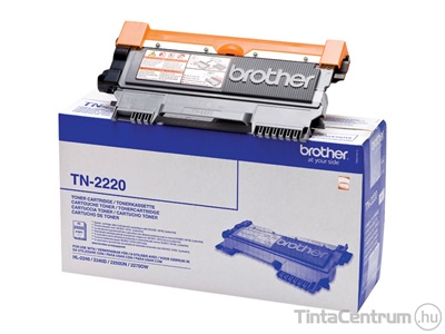 Brother TN-2220 fekete [2600 oldal] eredeti toner