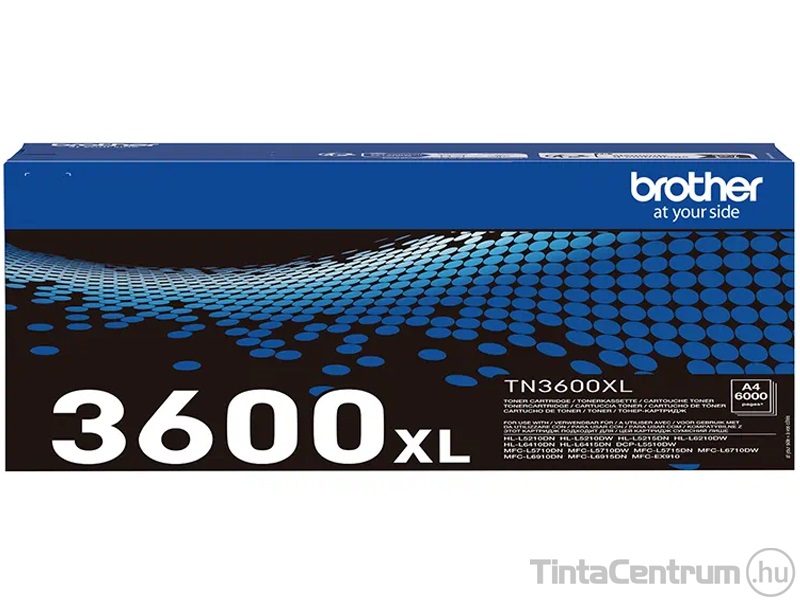 Brother TN-3600XL fekete [6000 oldal] eredeti toner