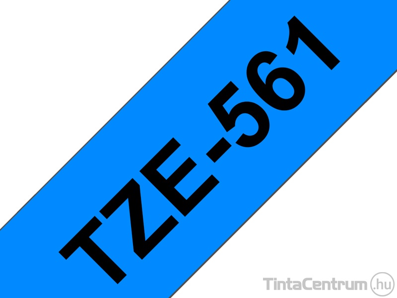 Brother TZe-561 (36mm x 8m, kék-fekete) eredeti szalag