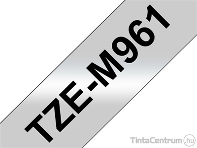 Brother TZe-M961 (36mm x 8m, fekete-matt ezüst) eredeti szalag