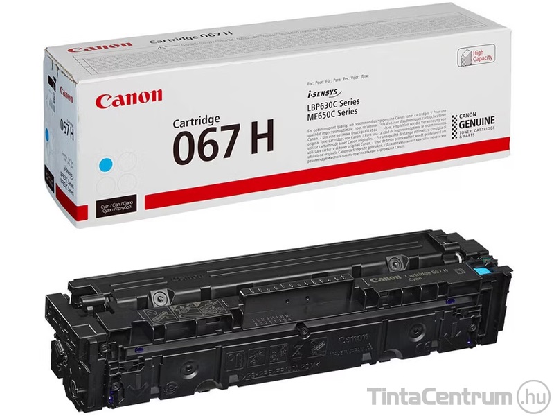 Canon 067H (CRG-067H) ciánkék [2350 oldal] eredeti toner