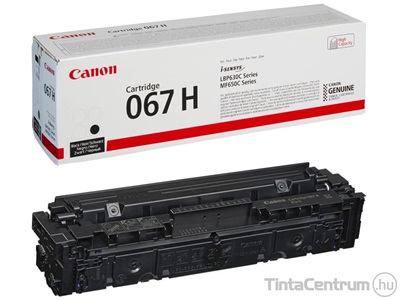 Canon 067H (CRG-067H) fekete [3130 oldal] eredeti toner