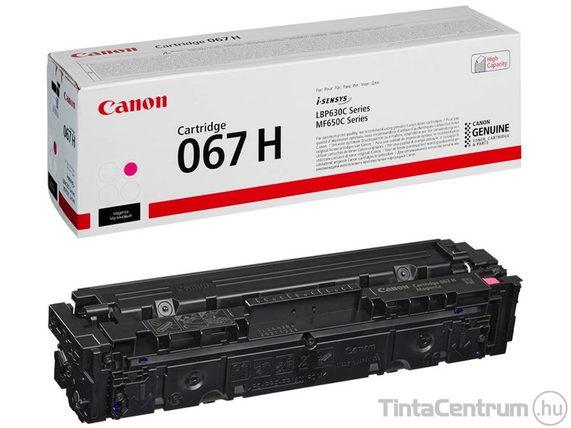 Canon 067H (CRG-067H) magenta [2350 oldal] eredeti toner