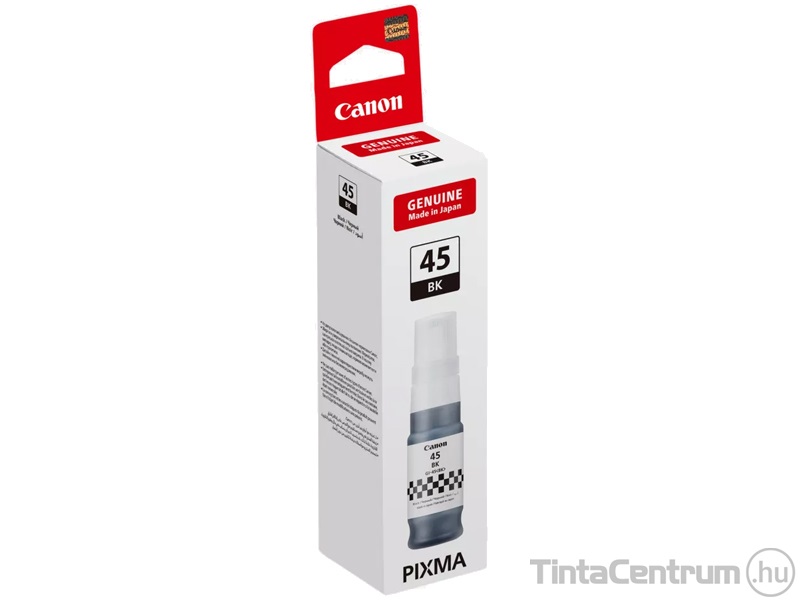 Canon 45 (GI-45 BK) fekete [3000 oldal] eredeti utántöltő tinta