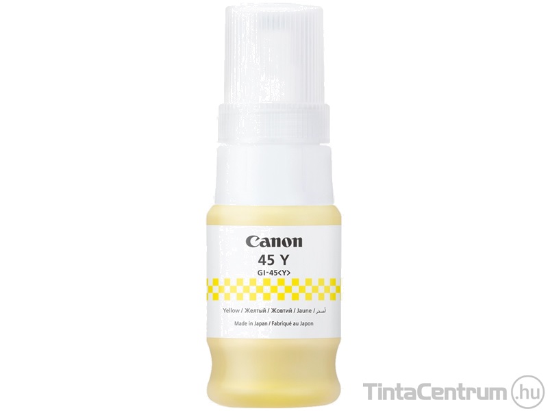 Canon 45 (GI-45 Y) sárga [3000 oldal] eredeti utántöltő tinta