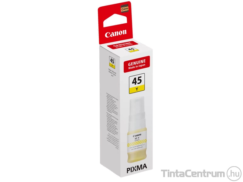 Canon 45 (GI-45 Y) sárga [3000 oldal] eredeti utántöltő tinta