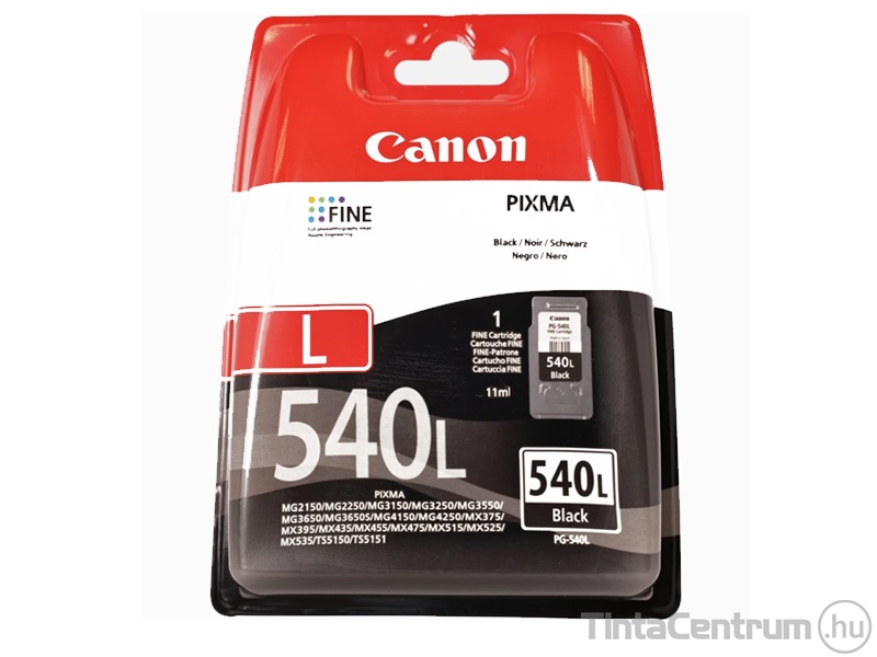 Canon 540L (PG-540L) fekete eredeti tintapatron