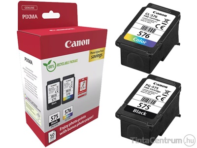 Canon 575+576 (PG-575 + CL-576) fekete és színes eredeti tintapatron csomag