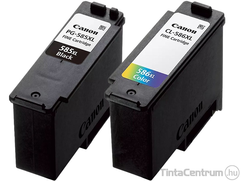 Canon 585XL+586XL (PG-585XL + CL-586XL) fekete és színes eredeti tintapatron csomag + fotópapír