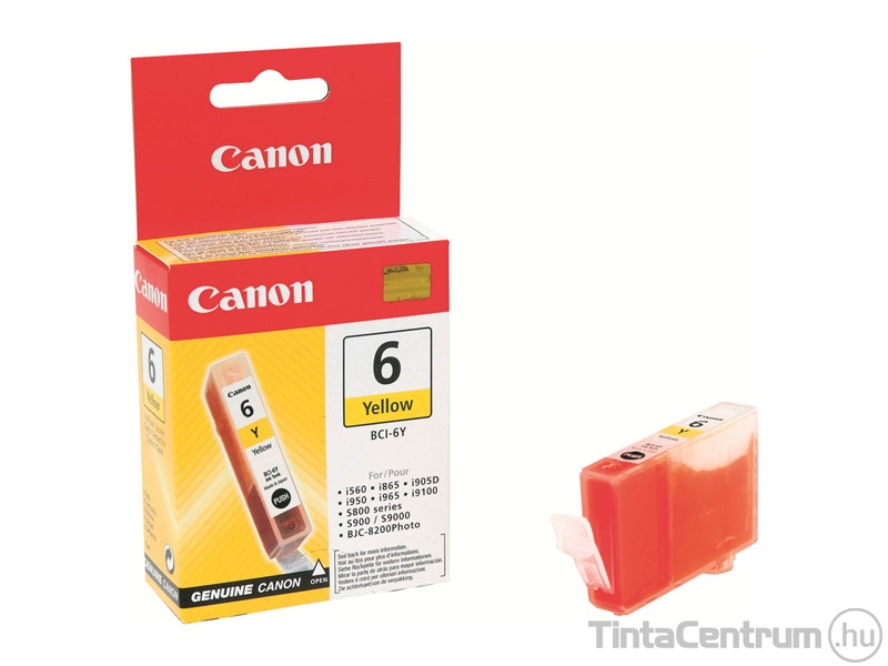 Canon BCI-6Y sárga eredeti tintapatron