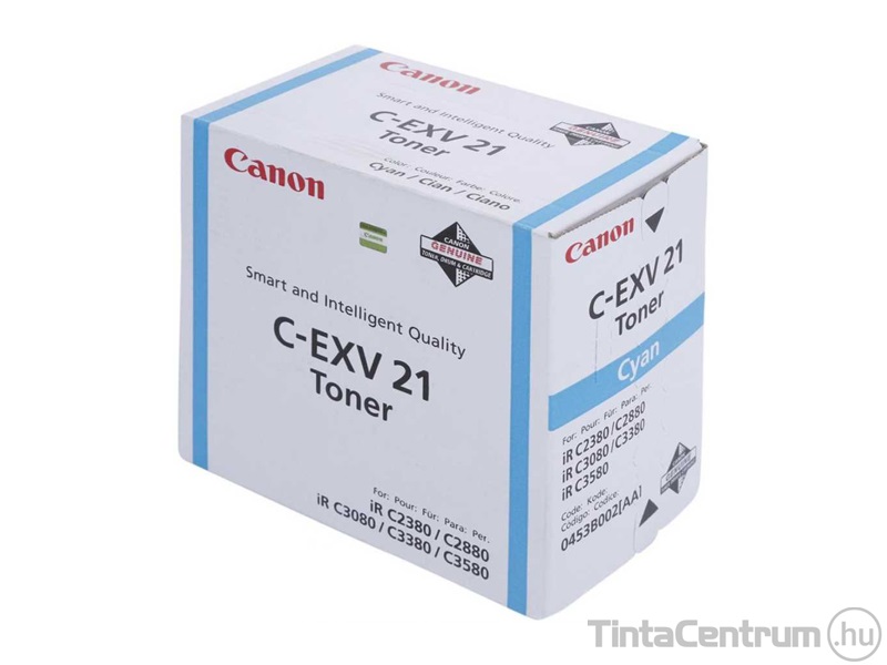 Canon C-EXV21 ciánkék [14000 oldal] eredeti toner