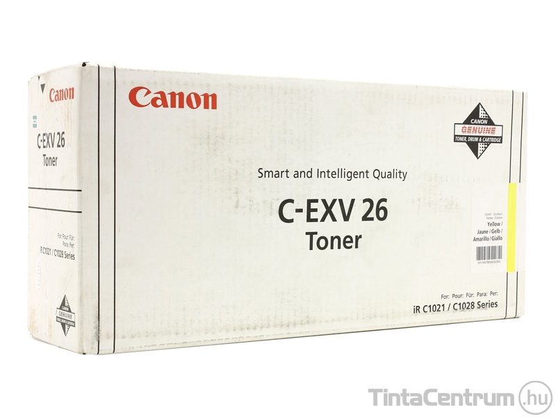 Canon C-EXV26 sárga [6000 oldal] eredeti toner