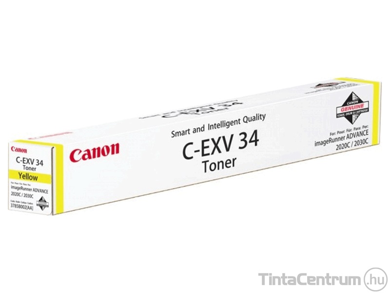 Canon C-EXV34 sárga [19000 oldal] eredeti toner