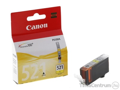 Canon 521 (CLI-521Y) sárga eredeti tintapatron