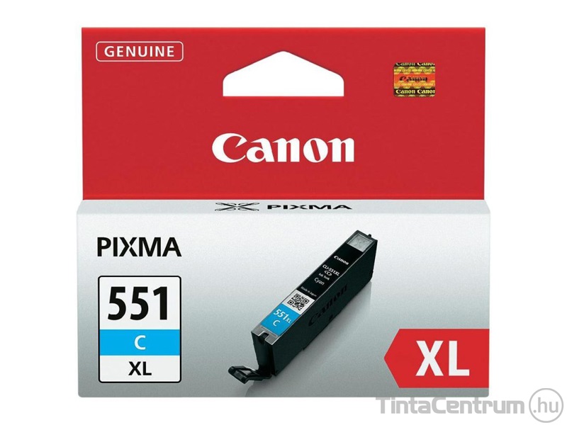 Canon 551XL (CLI-551XL C) ciánkék eredeti tintapatron