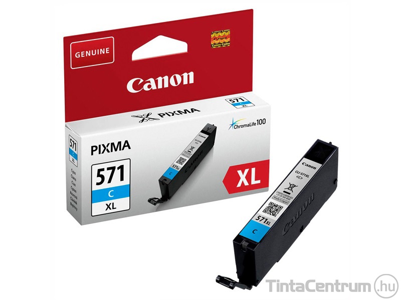 Canon 571XL (CLI-571XL C) ciánkék eredeti tintapatron