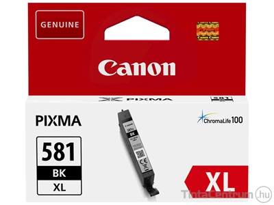 Canon 581XL (CLI-581XL BK) fekete eredeti tintapatron