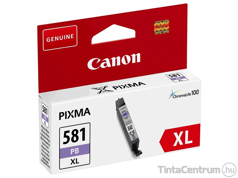 Canon 581XL (CLI-581XL PB) fotó kék eredeti tintapatron