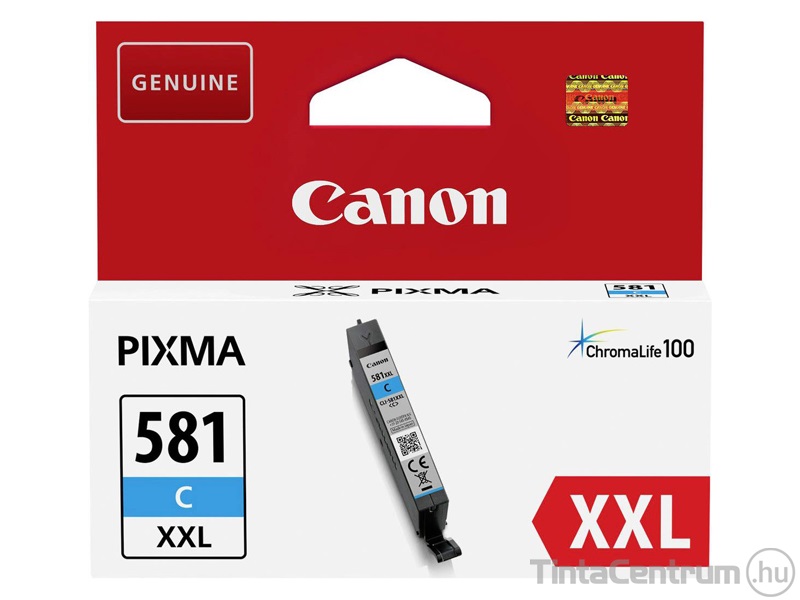 Canon 581XXL (CLI-581XXL C) ciánkék eredeti tintapatron