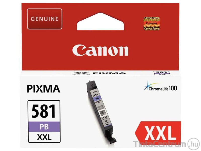 Canon 581XXL (CLI-581XXL PB) fotó kék eredeti tintapatron