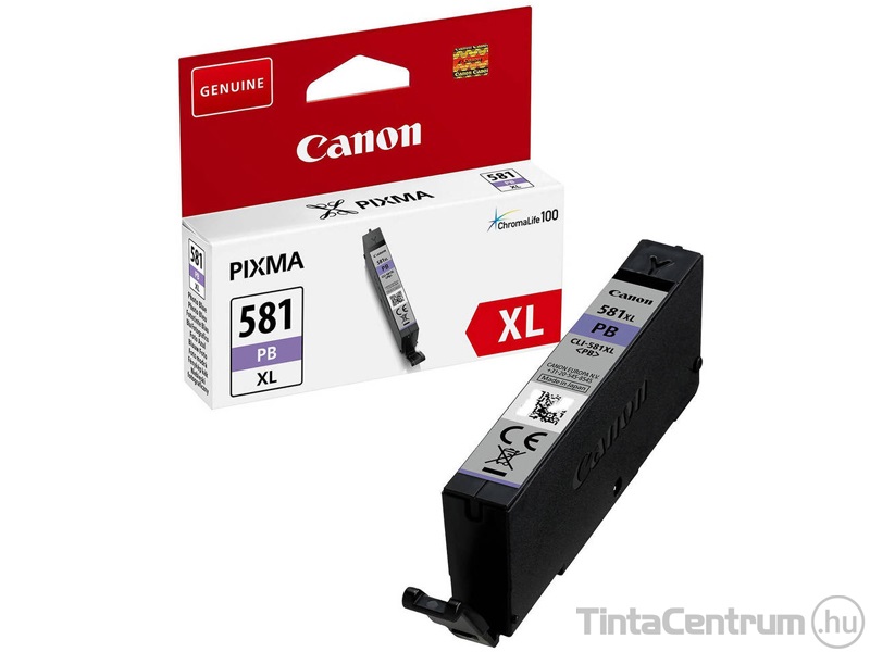 Canon 581XXL (CLI-581XXL PB) fotó kék eredeti tintapatron